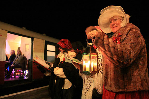 Christmas carols at Swanage Railway