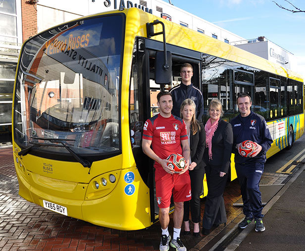 AFC Bournemoth and Yellow Buses