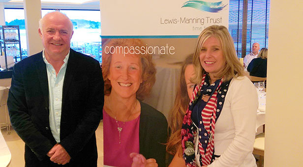 Rick Stein with Sally Goodenough, events and legacy fundraiser at Lewis-Manning