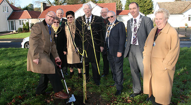 Holocaust Memorial Day tree planting in Ferndown