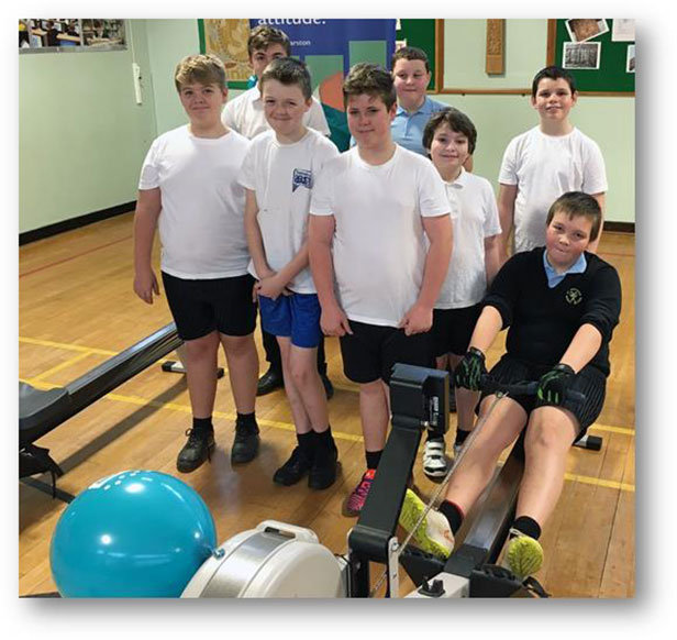 St Michael’s School rowers