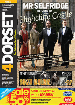 4Dorset magazine February 2016 front cover