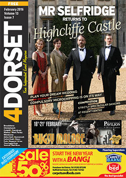 4Dorset magazine February 2016 front cover