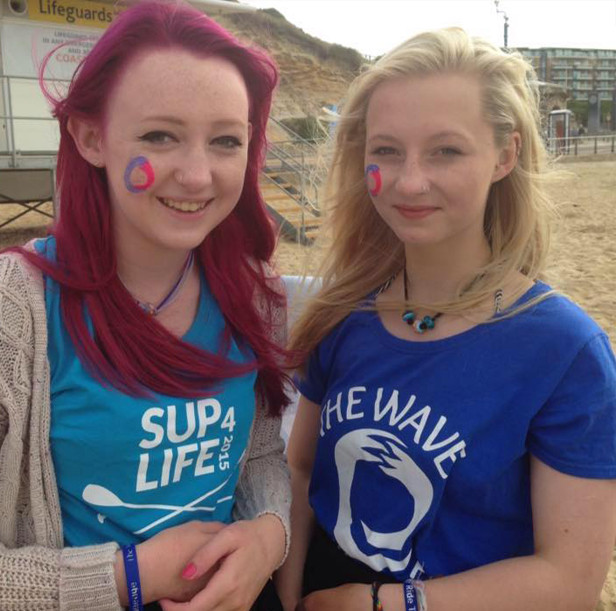 Chloe Curtis (left) and Suzie Duffy