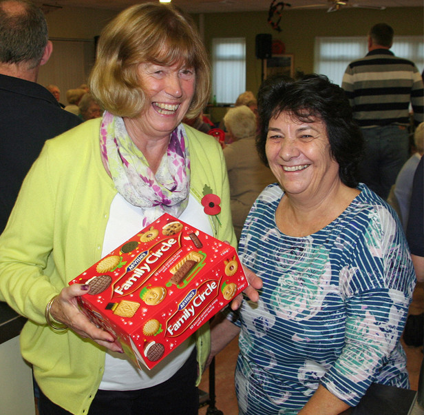 Parley Rotarians Brenda Martin (left) and Tricia Webb already preparing for the next Fabulous Tea party