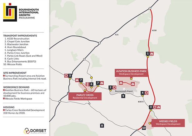 Infographic details the transport and infrastructure improvements planned over the next four years as part of the BIG programme