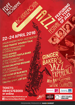 BOurnemouth Jazz Festival 2016 programme front cover