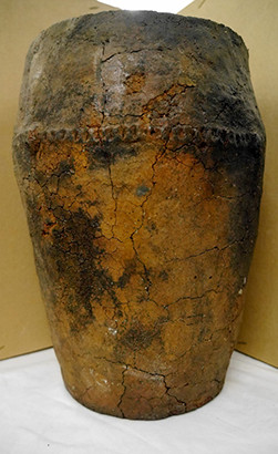 Bronze Age burial urn. Courtesy of the Priest’s House Museum Collections Trust