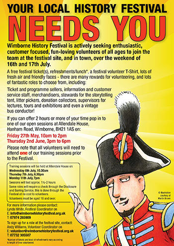 Wimborne History Festival flyer