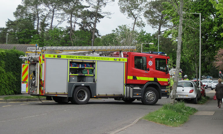 Victoria Road Ferndown accident