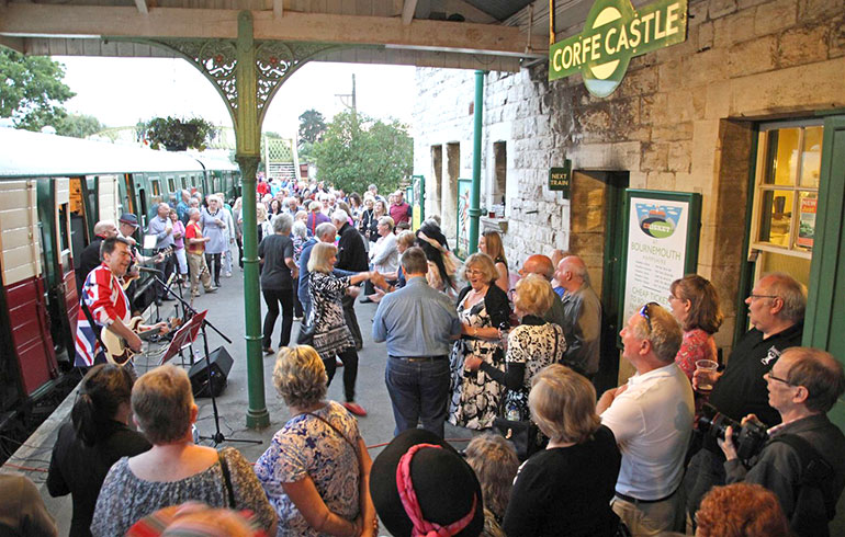 'Blind Panic' at Corfe Castle in 2015