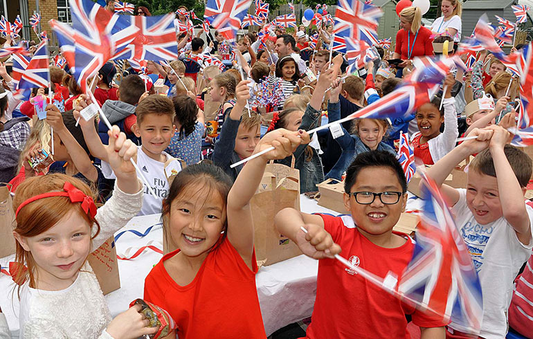 King's Park Academy pupils