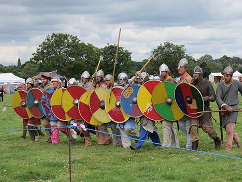 Wimborne History Festival - Vikings in armour