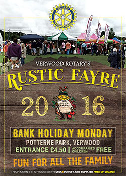 Rustic Fayre 2016 programme front cover