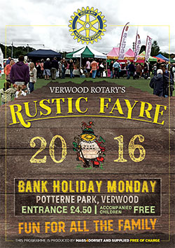 Rustic Fayre 2016 programme front cover