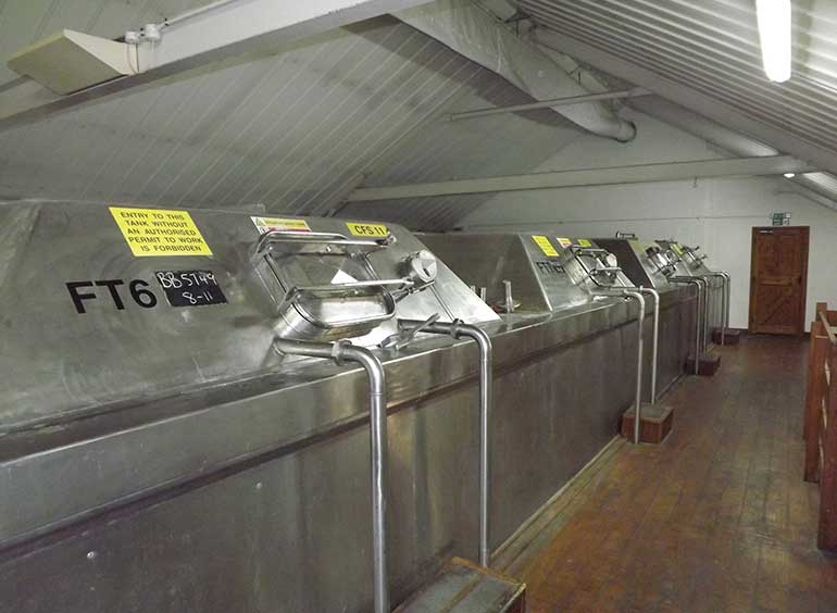 Ringwood Brewery fermentation tanks