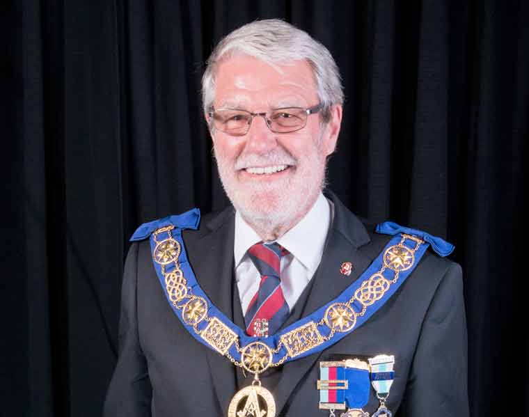 Mike Wilks, Provincial grand Master of Hampshire and Isle of Wight Freemasons
