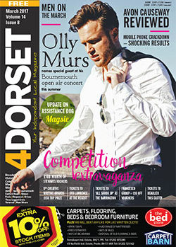 4Dorset magazine March 2017 front cover