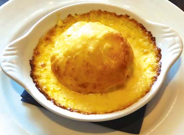 Twice-baked cheese soufflé