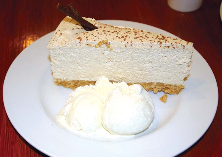 Baileys and coffee cheesecake