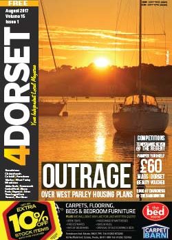 4Dorset magazine August 2017 front cover