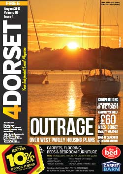4Dorset magazine August 2017 front cover