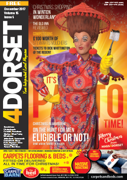 4Dorset magazine December 2017 front cover