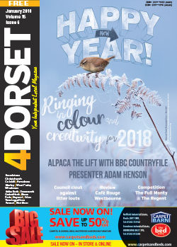 4Dorset magazine January 2018 front cover
