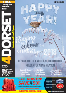 4Dorset magazine January 2018 front cover