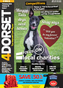 4Dorset magazine February 2018 front cover