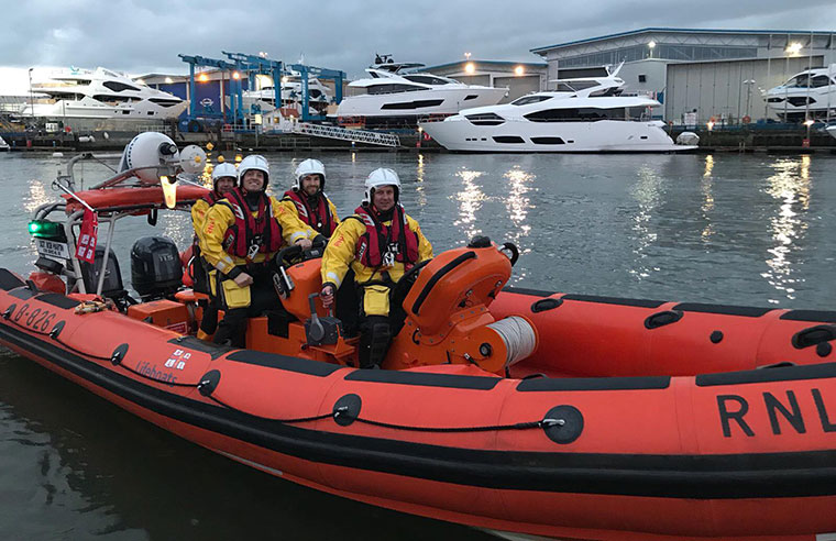 Poole Lifeboat volunteers
