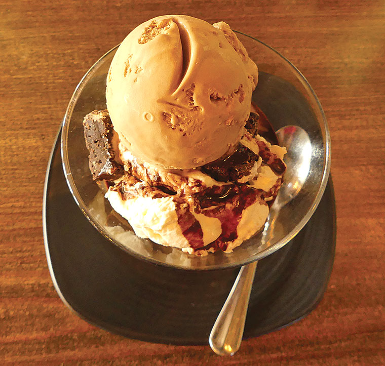 Alice Lisle chocolate brownie ice cream