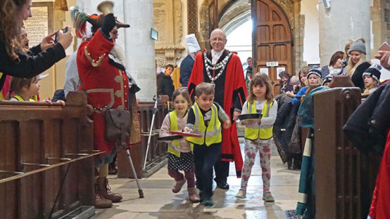 Wimborne Pancake Race 2018