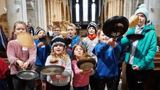 Wimborne Pancake Race
