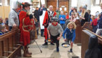 Wimborne Pancake Race kids