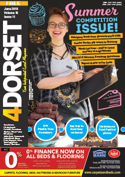 4Dorset magazine June 2018 front cover