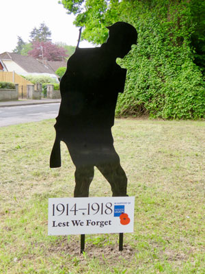 Within 48 hours of being installed by Ferndown Town Council, a Silent Soldier was deliberately bent off its legs and maliciously destroyed beyond repair in broad daylight. The installation is one of 10, which have been put in significant places around the town in support of the Royal British Legion campaign. The figures have had to be concreted into the ground in a bid to stop people stealing or vandalising them. Sadly, in this instance, the vandal(s) determination caused irreparable damage. The vandalised figure was on the junction of Dudsbury Avenue and New Road in West Parley. If you witnessed anything, please contact Dorset Police on 101.