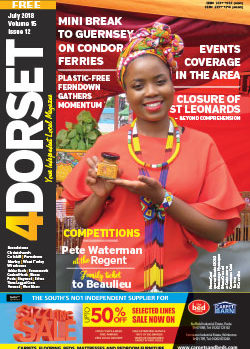 4Dorset magazine July 2018 front cover