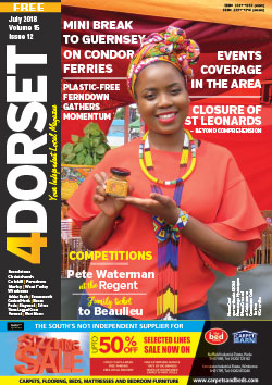 4Dorset magazine July 2018 front cover