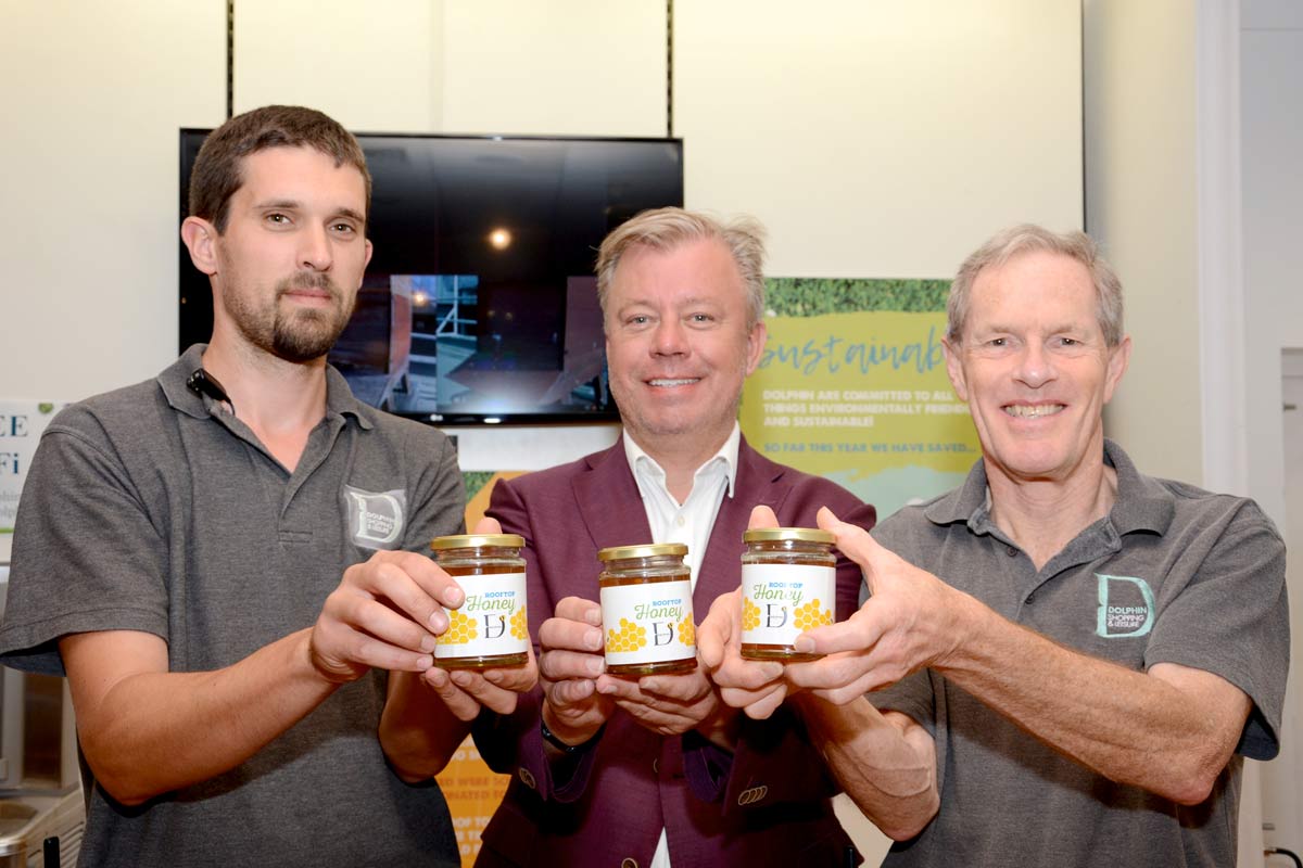 Rooftop honey gathered by Poole bees raises money for charity