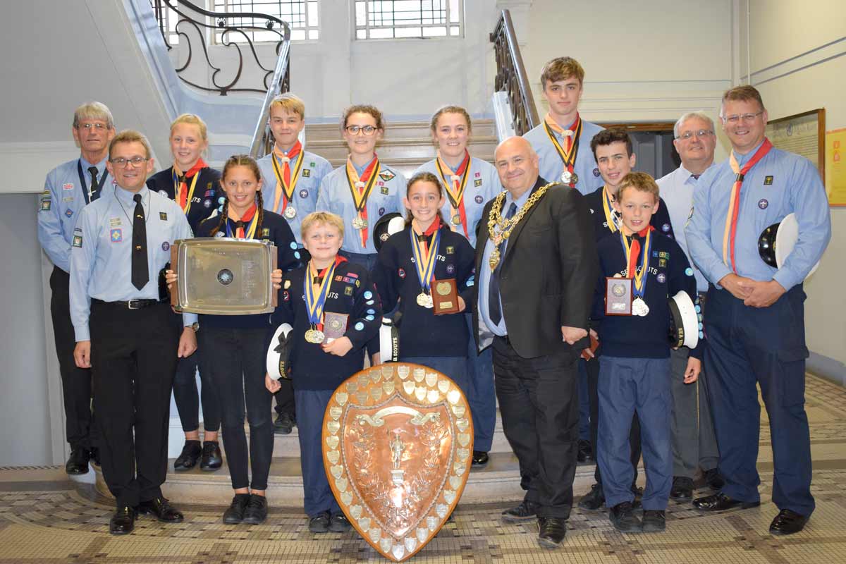 Mayor of Poole celebrates Lilliput Sea Scouts' success