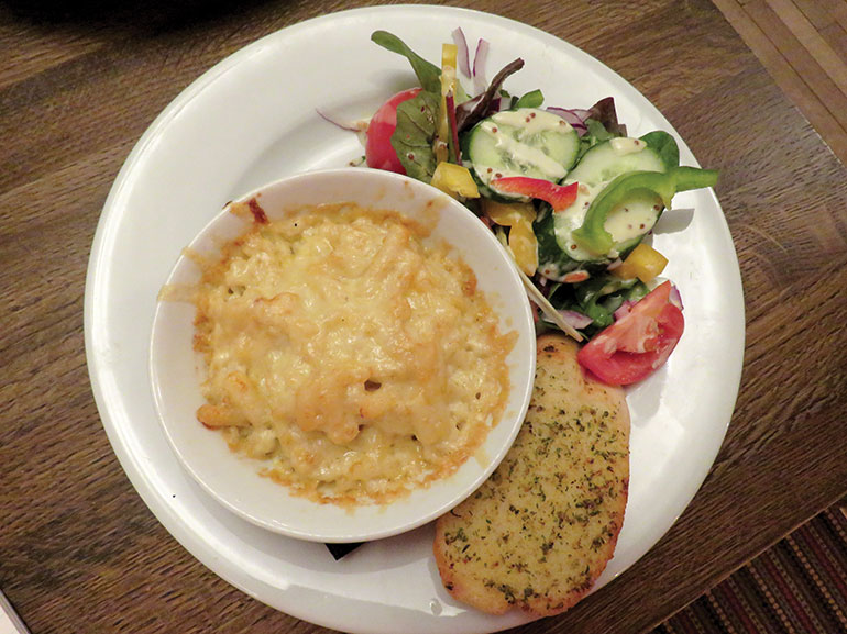 Red Shoot macaroni cheese