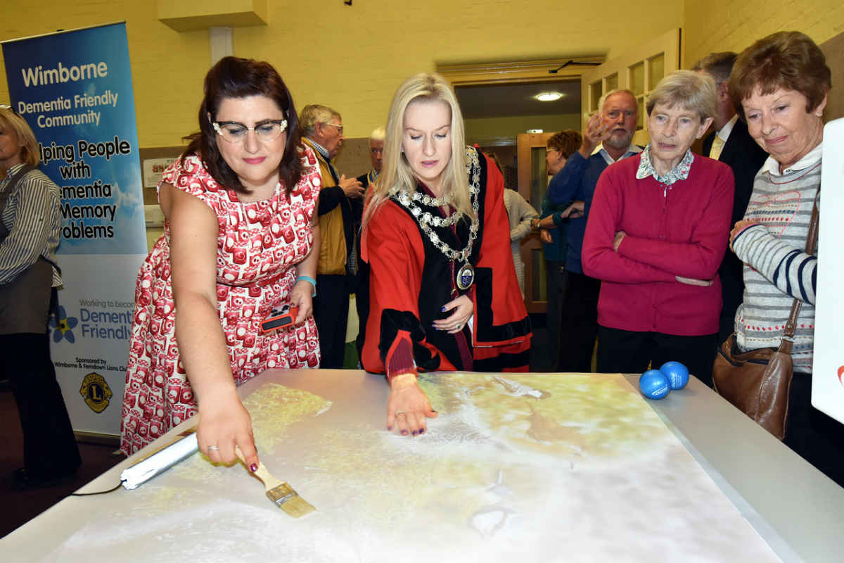 Wimborne Dementia Friendly Community brings the Magic Table to Wimborne.