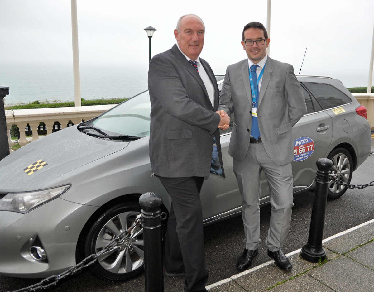 United Taxis gives local charity a lift