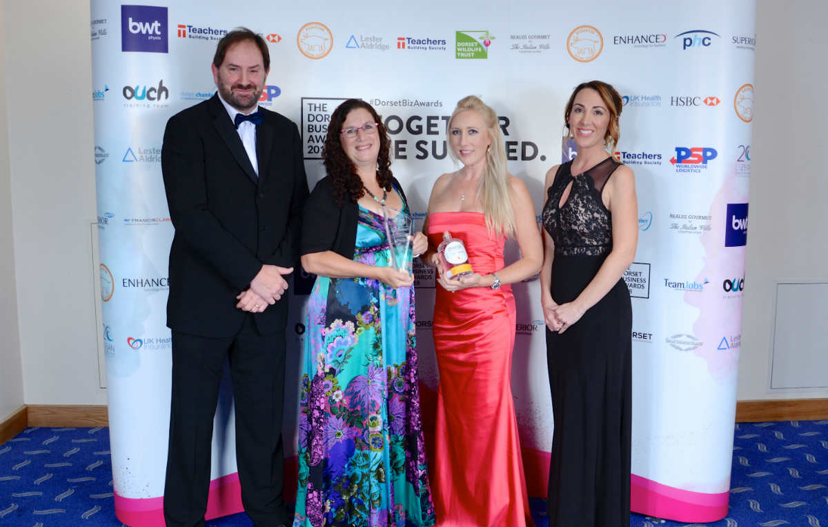 Tops Day Nurseries win Best Dorset Environmental Business Award