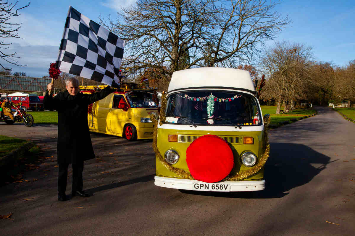 Lord Montagu to start VW Santa Run to hospital