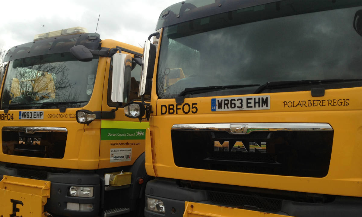 Dorset gritter names revealed