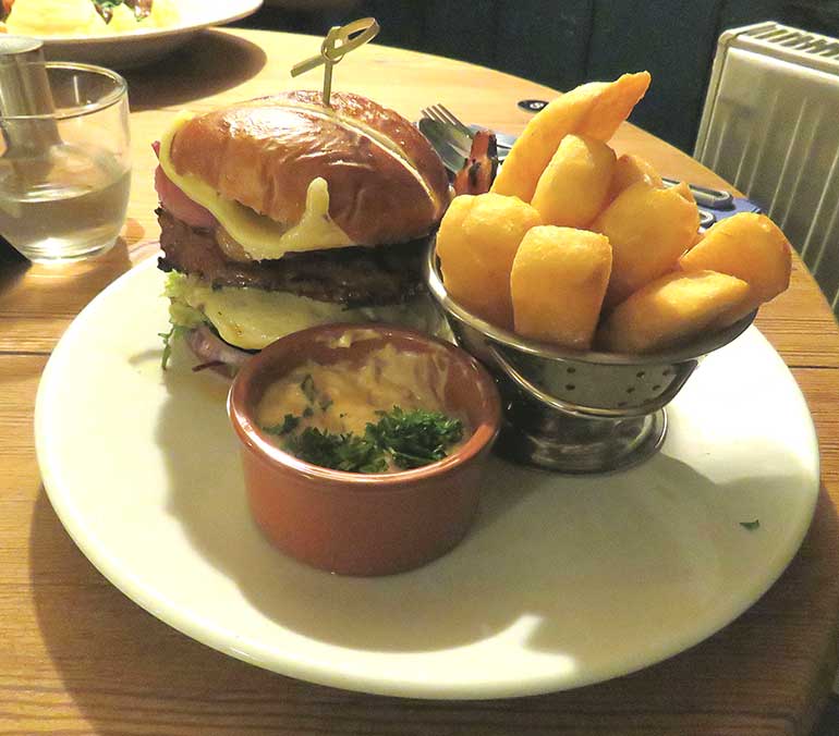 Old Thatch burger