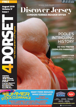 4Dorset magazine August 2019 front cover