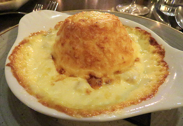 Alex's twice baked cheese soufflé